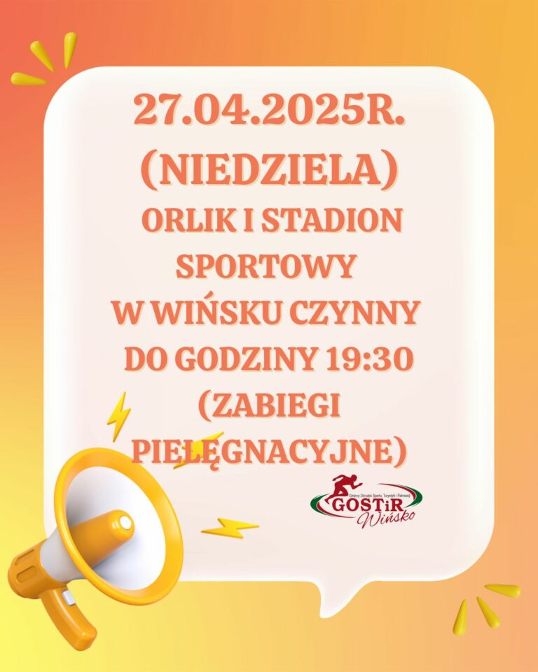 WAŻNA INFORMACJA!