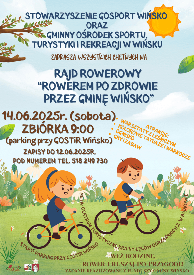 ROWEREM PO ZDROWIE PRZEZ GMINĘ WIŃSKO!