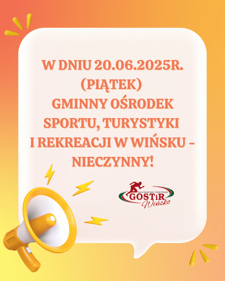 WAŻNA INFORMACJA!