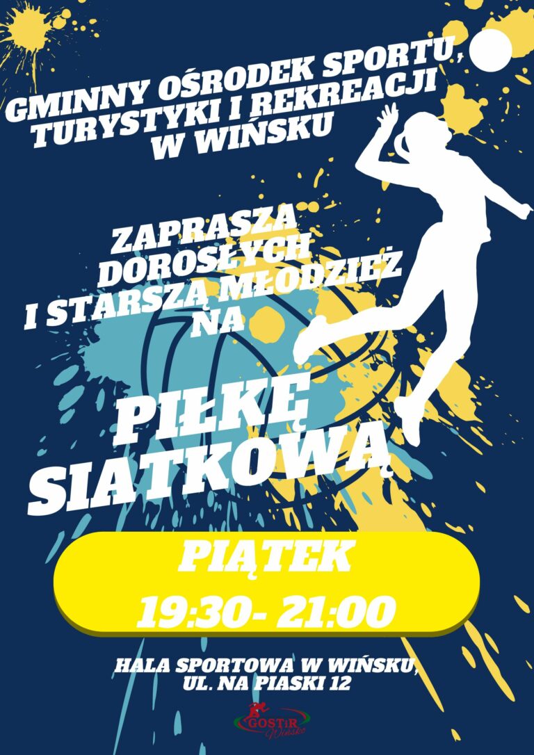 ZMIANA GODZIN PIŁKI SIATKOWEJ W WIŃSKU!